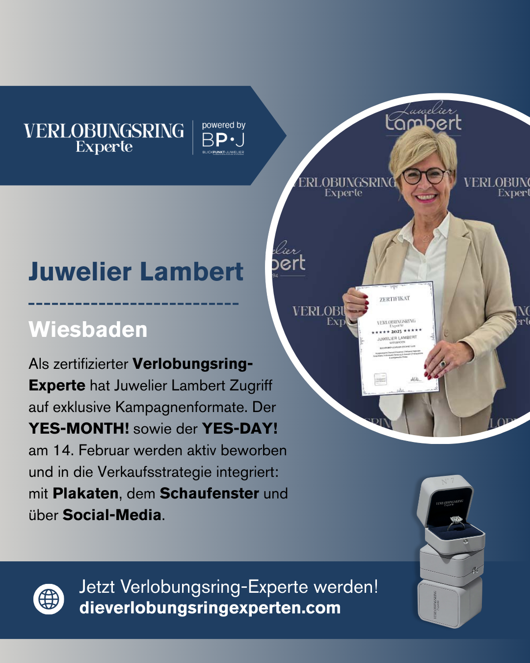 Juwelier Lambert Wiesbaden Verlobungsring Experte YES DAY