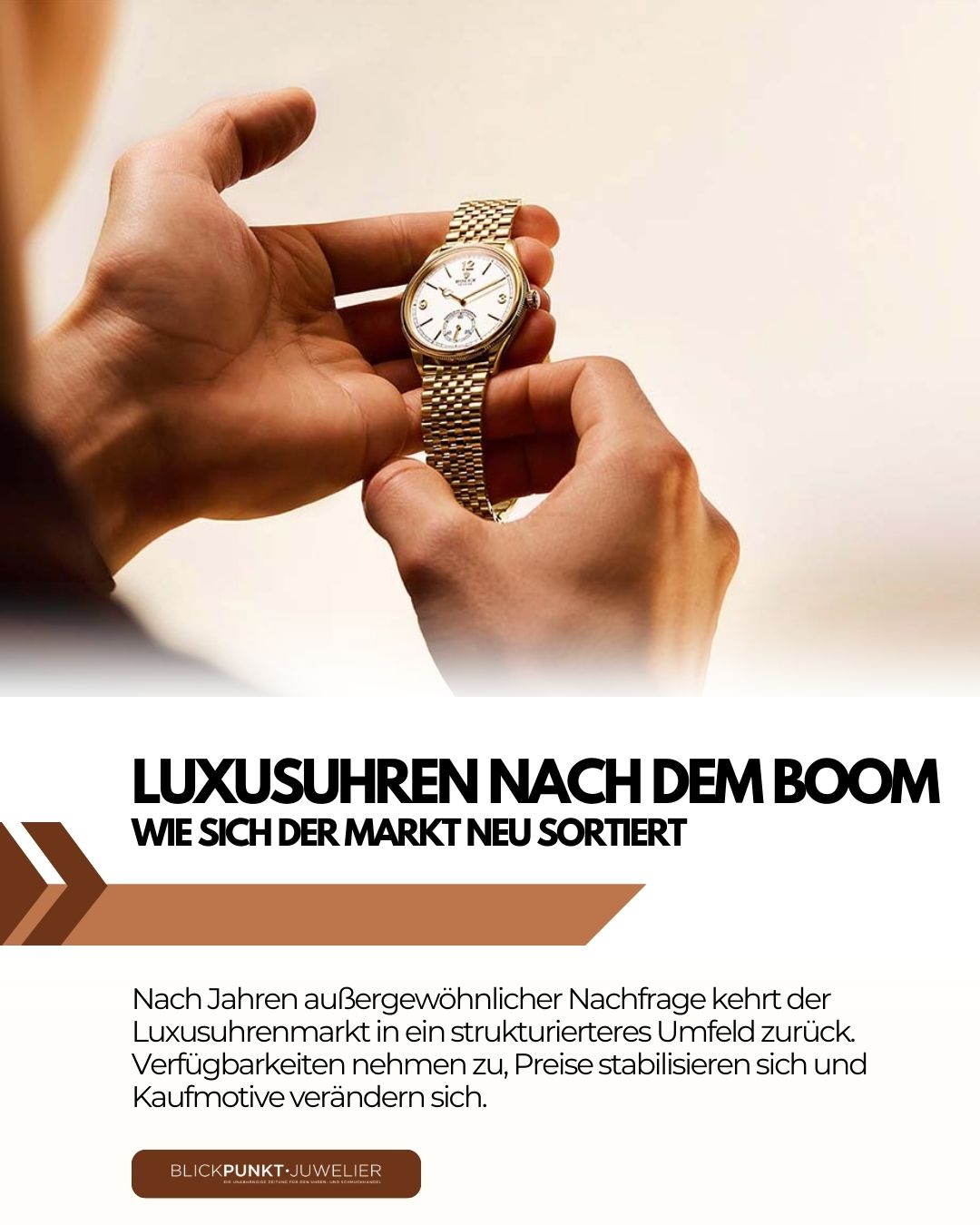 Luxusuhren Markt Prognose Rolex 2026