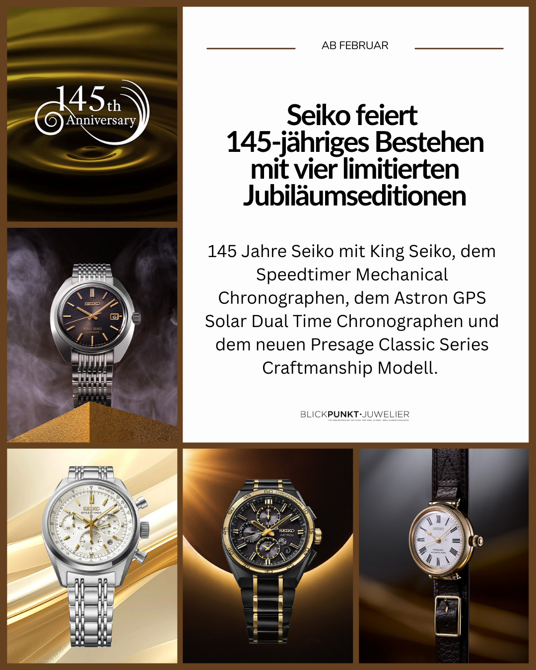 Seiko 145 Jahre Limited Editions