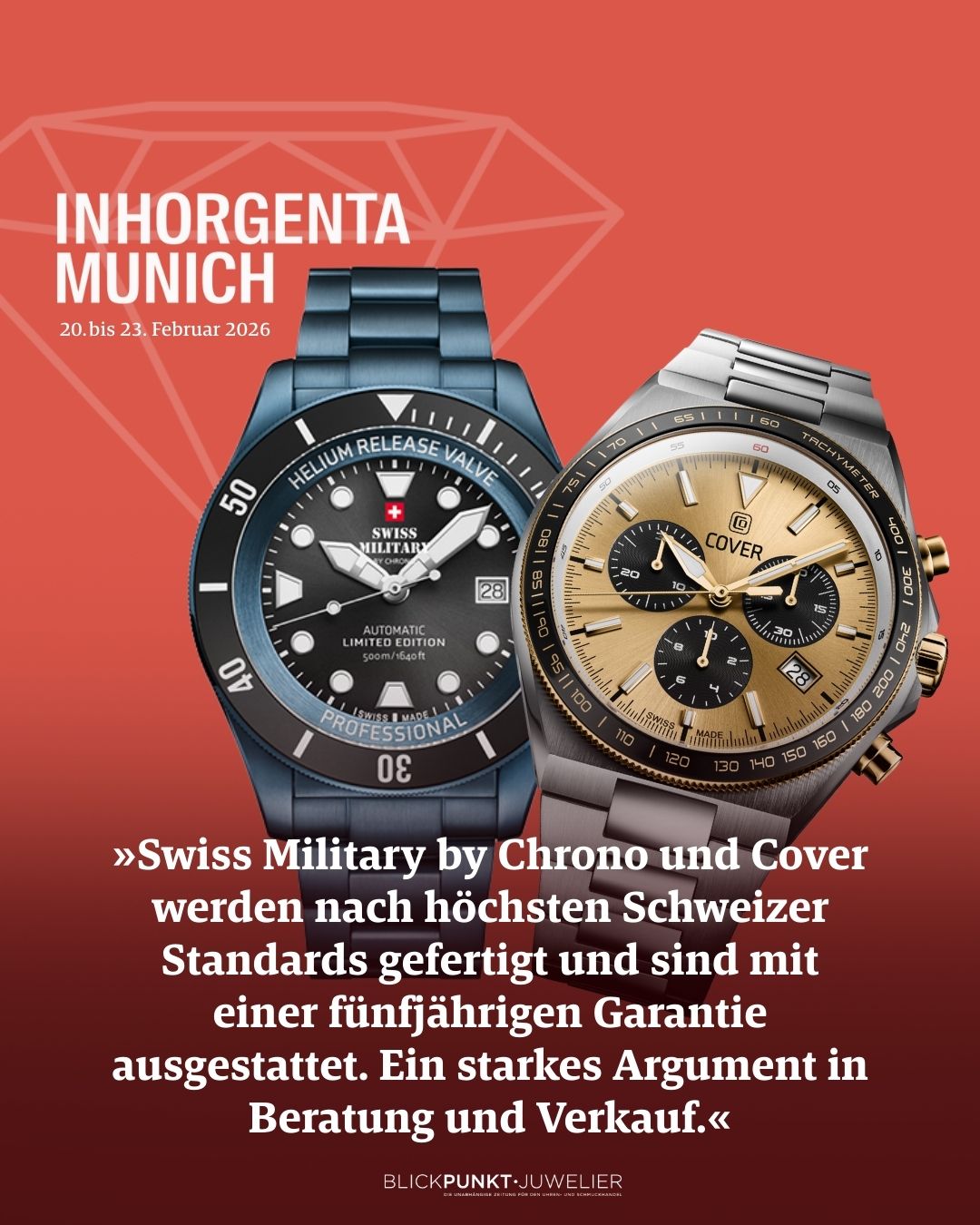 Swiss Military Cover Inhorgenta 2026 Schweizer Standards