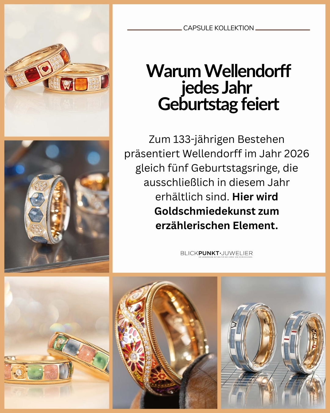 Wellendorff Geburtstagsringe 2026 133 Jahre Wellendorff Geburtstagsringe 2026 133 Jahre