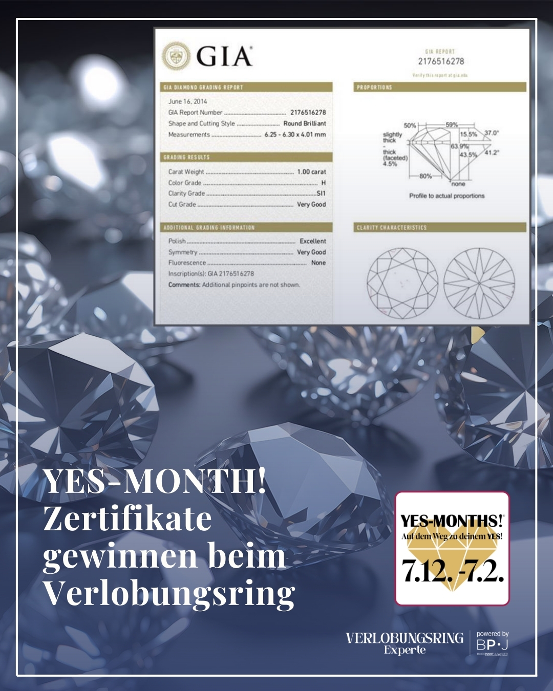 Zertifikat Verlobungsring