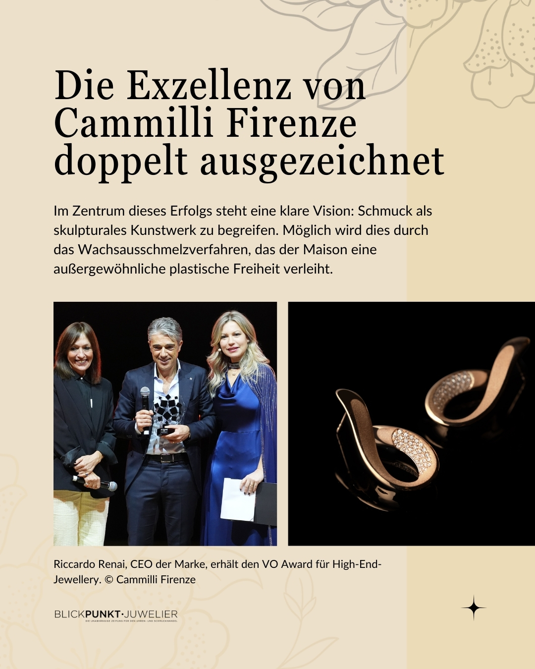 Cammilli Firenze VO Award Inhorgenta 2026