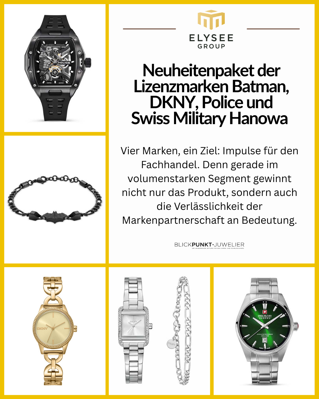 Elysee Group DKNY Batman Police Swiss Military Hanowa