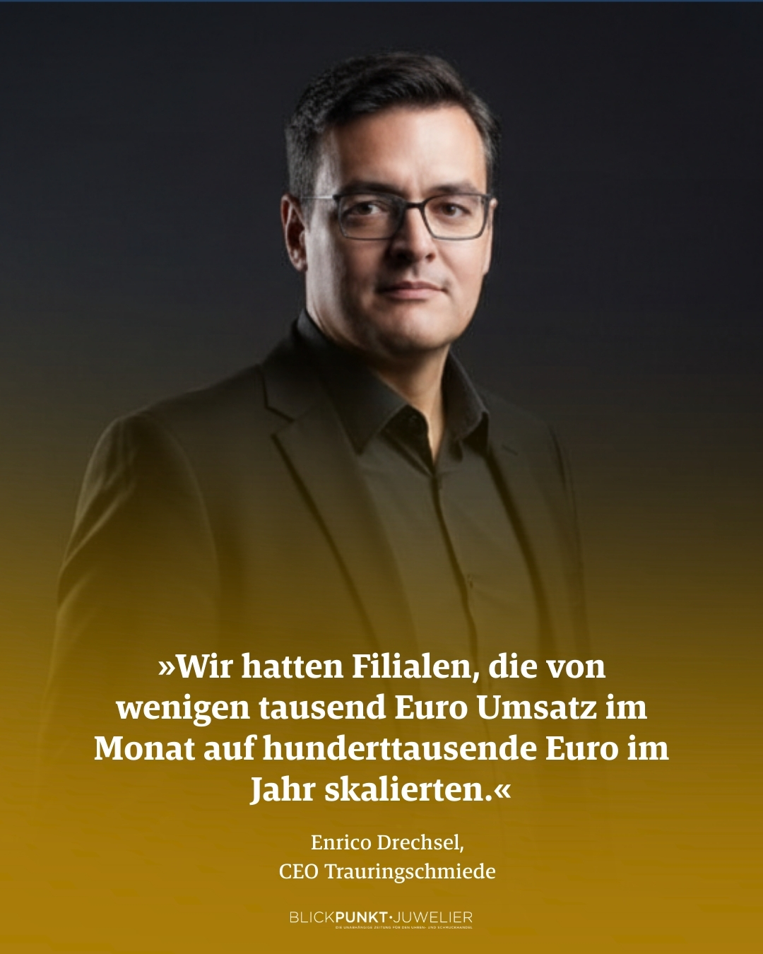 Enrico Drechsel CEO Trauringschmiede