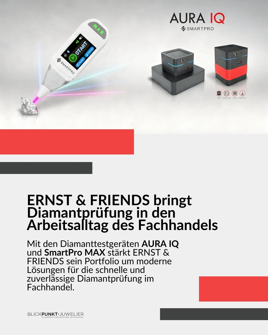 Ernst & Friends Aura QQ Smart Pro Max Diamantprüfgerät Ernst & Friends Aura QQ Smart Pro Max Diamantprüfgerät
