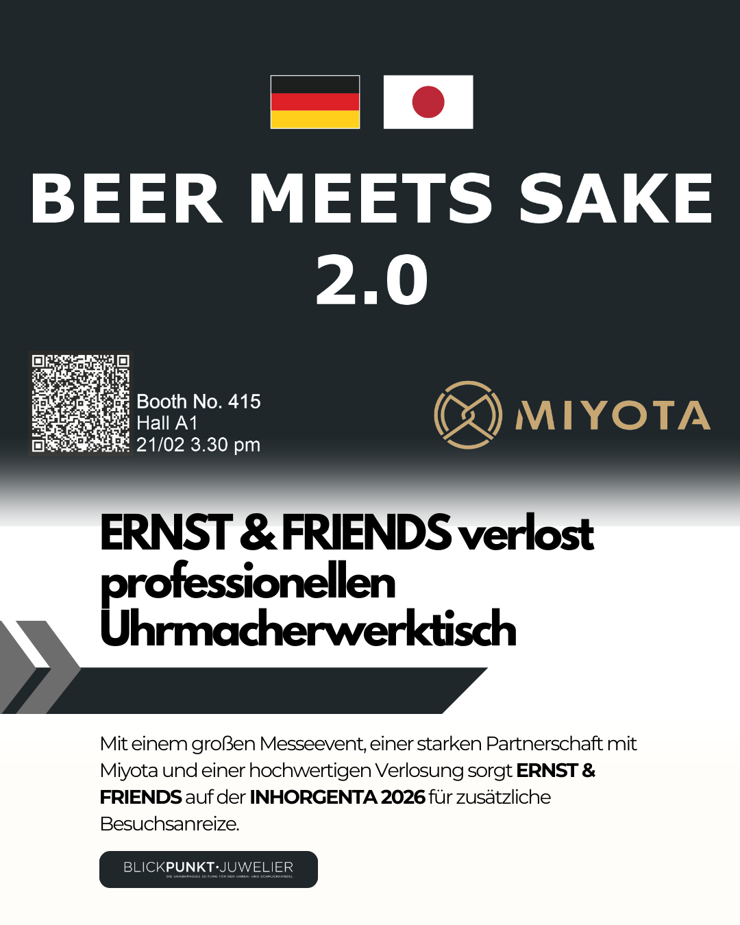 Ernst & Friends Inhorgenta 2026 Beer meets Sake