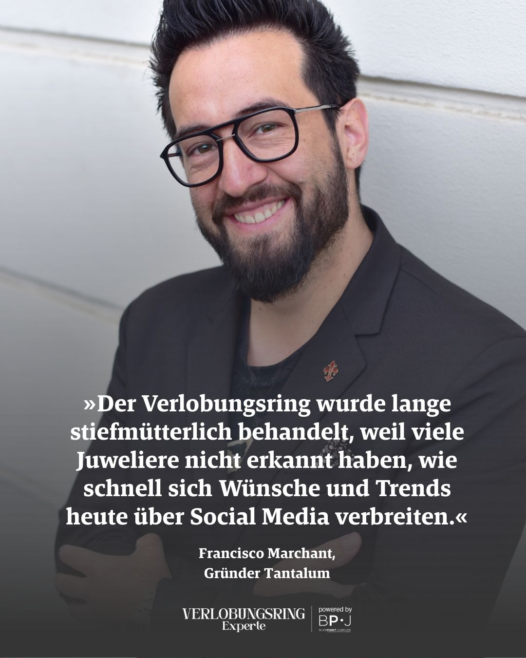 Francisco Marchant Tantalum Verlobungsring Experte