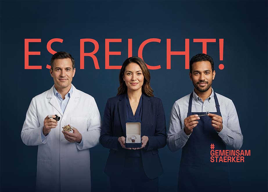 #gemeinsamstaerker Initiative Juweliere