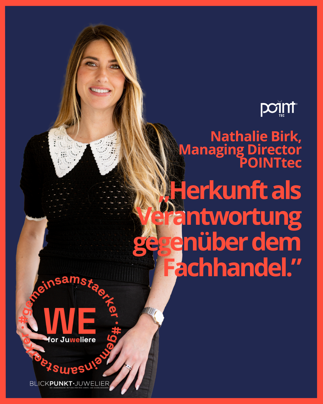 Nathalie Birk WE for Juweliere POINTtec Nathalie Birk WE for Juweliere POINTtec