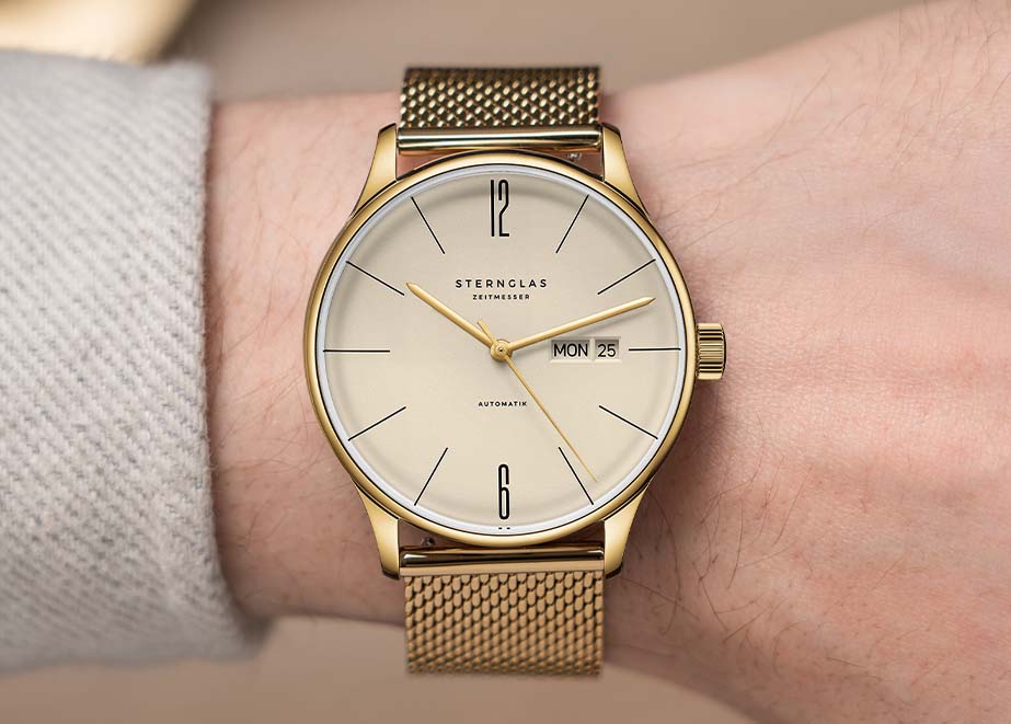 Sternglas Berlin Automatik Sepia Gold Milanaise Sternglas Berlin Automatik Sepia Gold Milanaise