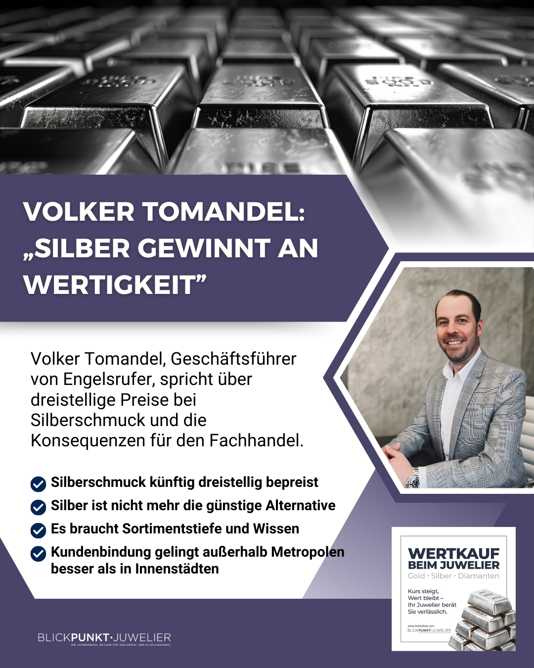 Volker Tomandel Engelsrufer Silber Silberschmuck