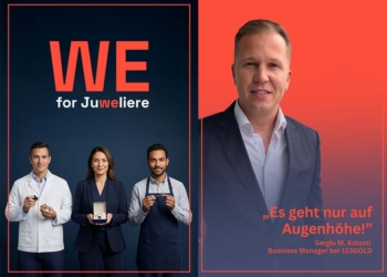 WE for Juweliere Sergiu M Kolozski 123GOLD #gemeinsamstaerker neu