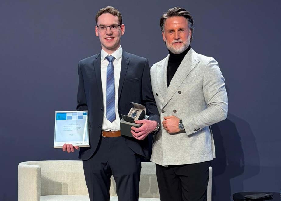 Yannik Weber, Markus Rettig Frederique Constant Uhrmachernachwuchs Preis