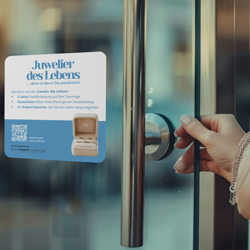 Juwelier des Lebens Sticker Mockup