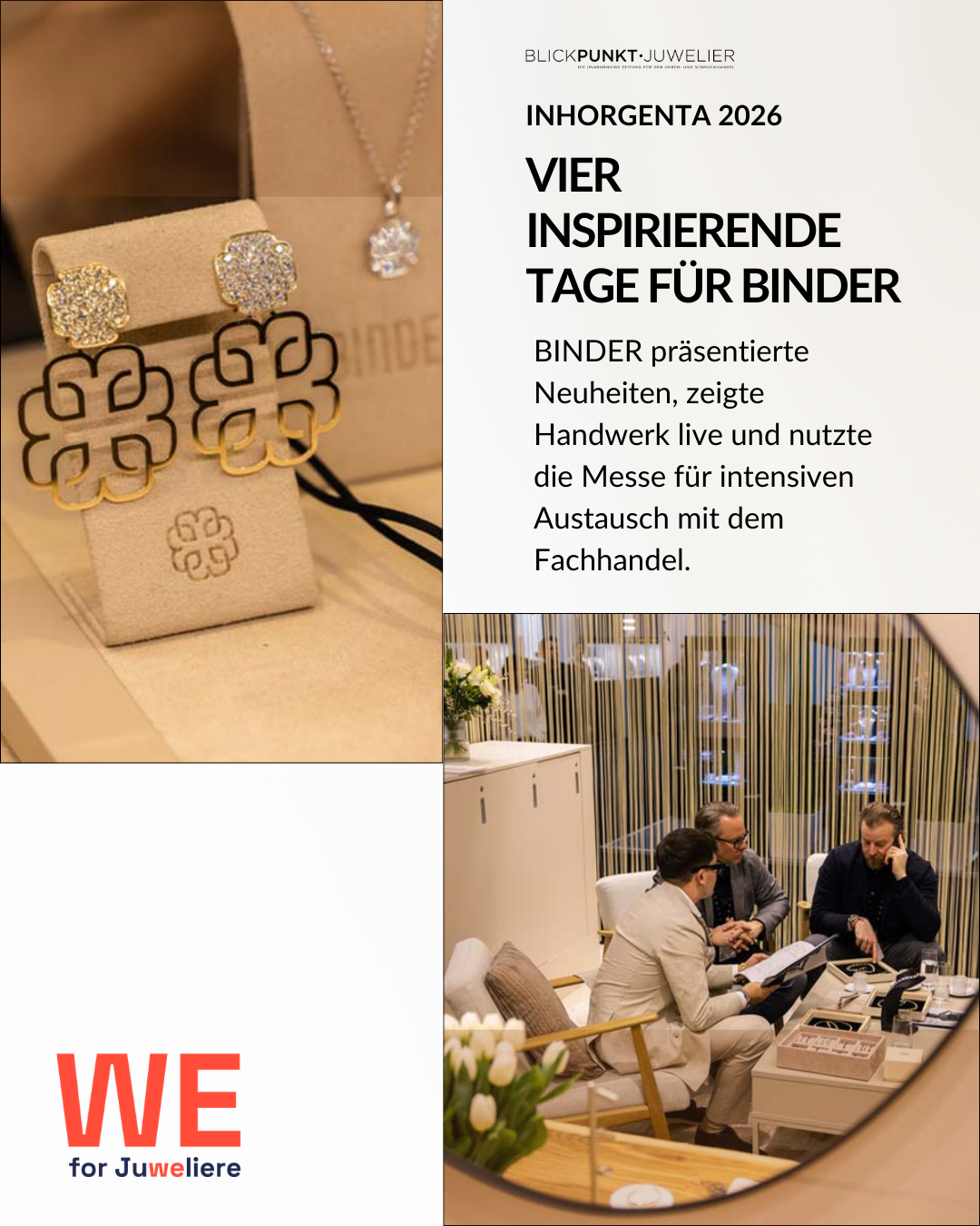 BINDER Inhorgenta Rückblick WEforJuweliere BINDER Inhorgenta Rückblick WEforJuweliere
