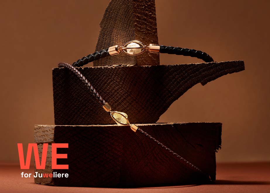 Leo Wittwer Rough Cut Ungeschliffene Diamanten Unisex Armbänder WEforJuweliere