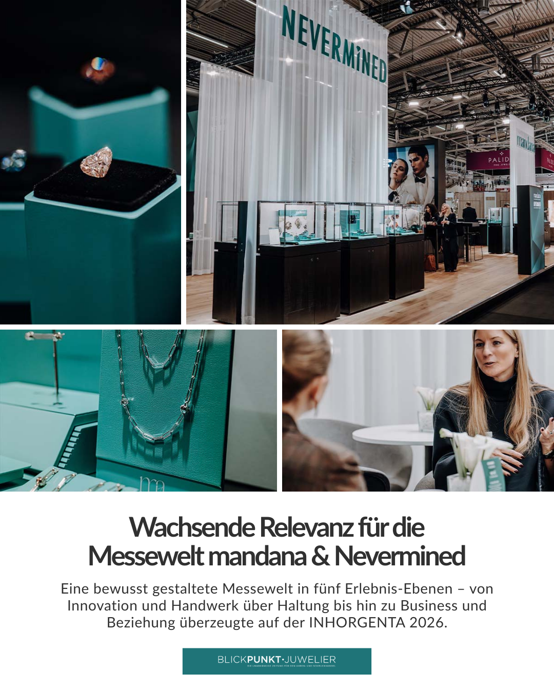 Nevermined mandana Messewelt INHORGENTA 2026 Nevermined mandana Messewelt INHORGENTA 2026