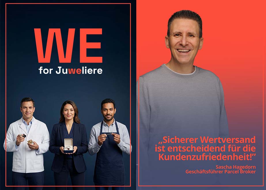 Parcel Broker WE for Juweliere Sascha Hagedorn