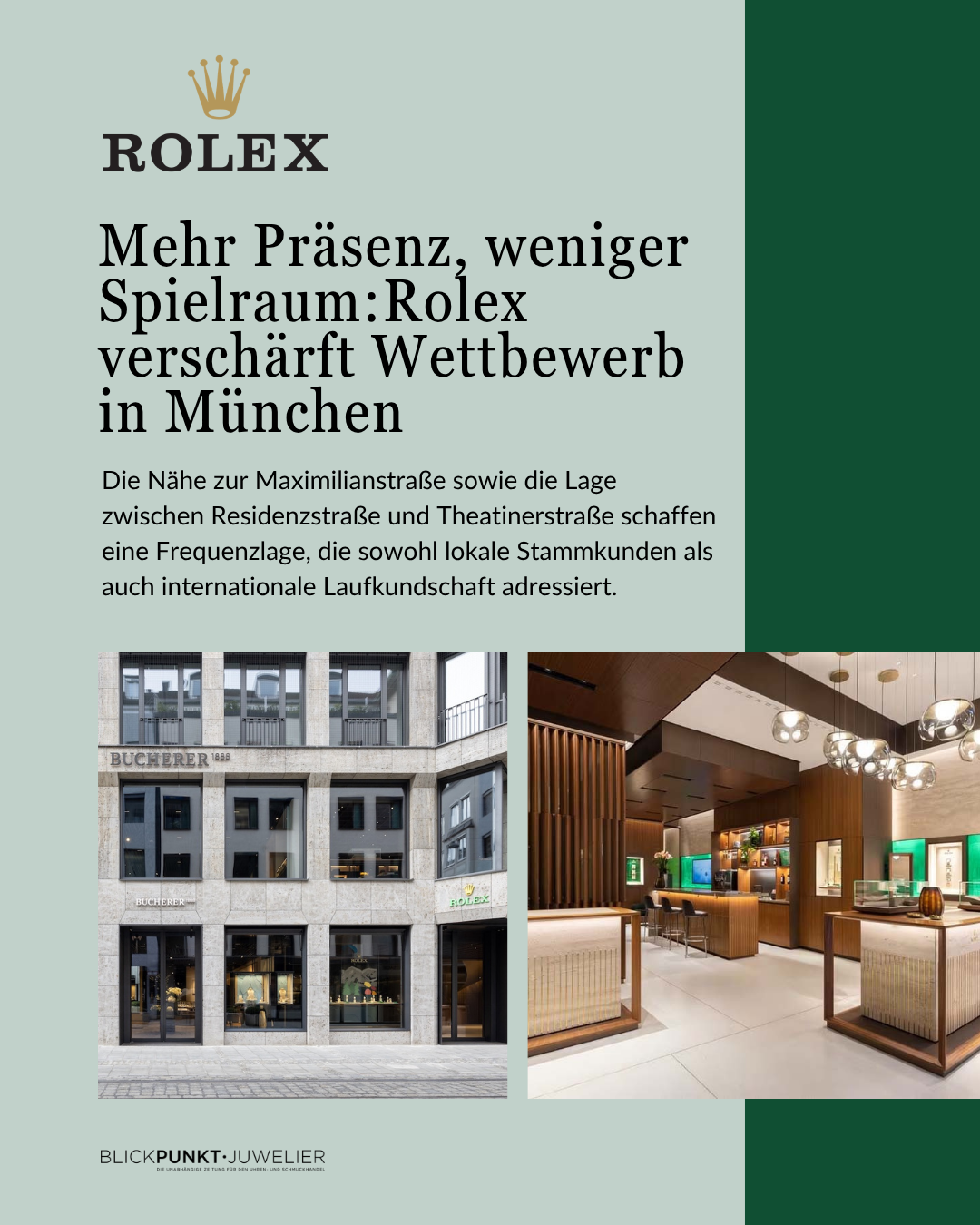 Rolex München Perusastraße Boutique Eröffnung