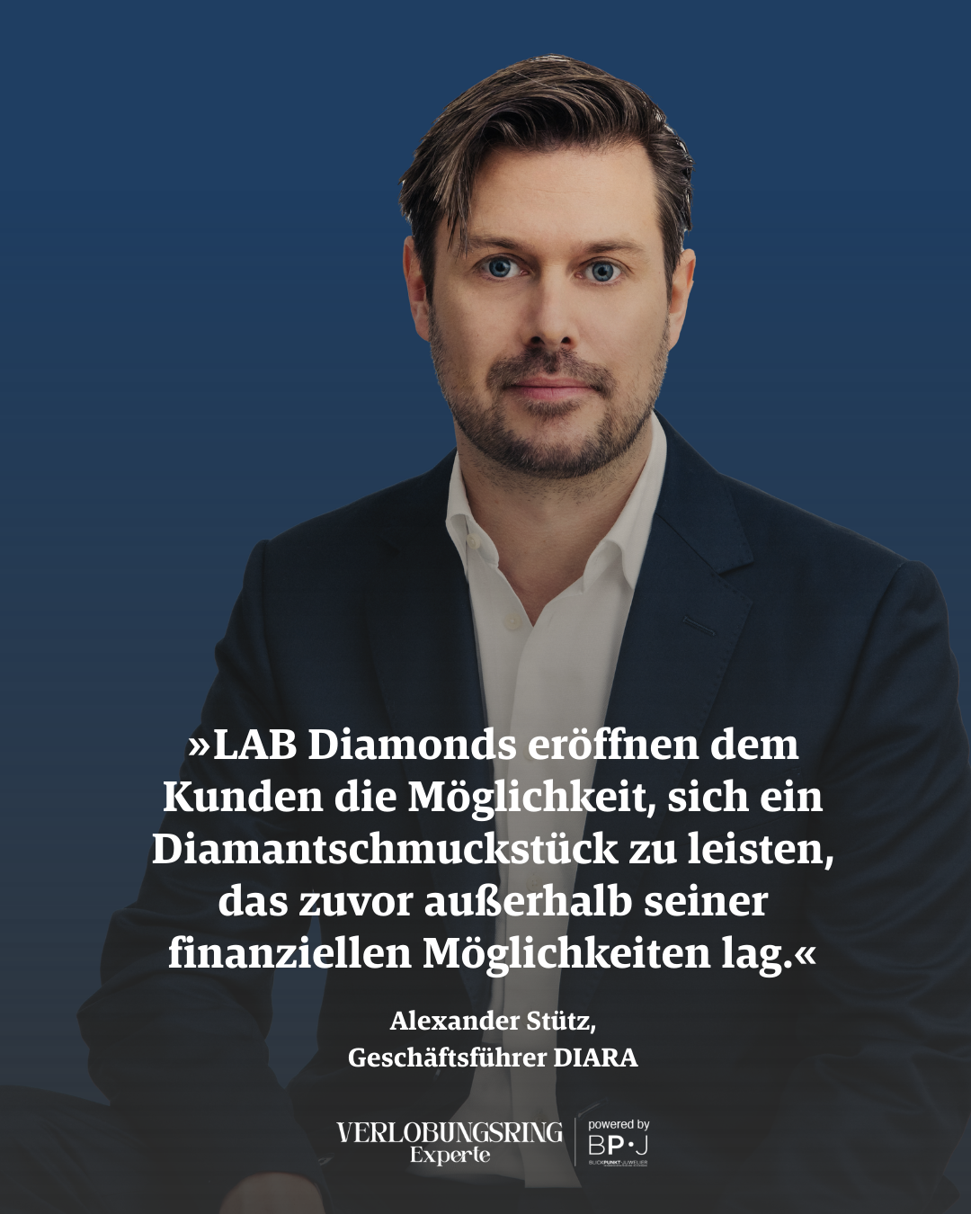 Verlobungsring Experte Alexander Stütz DIARA Labordiamanten