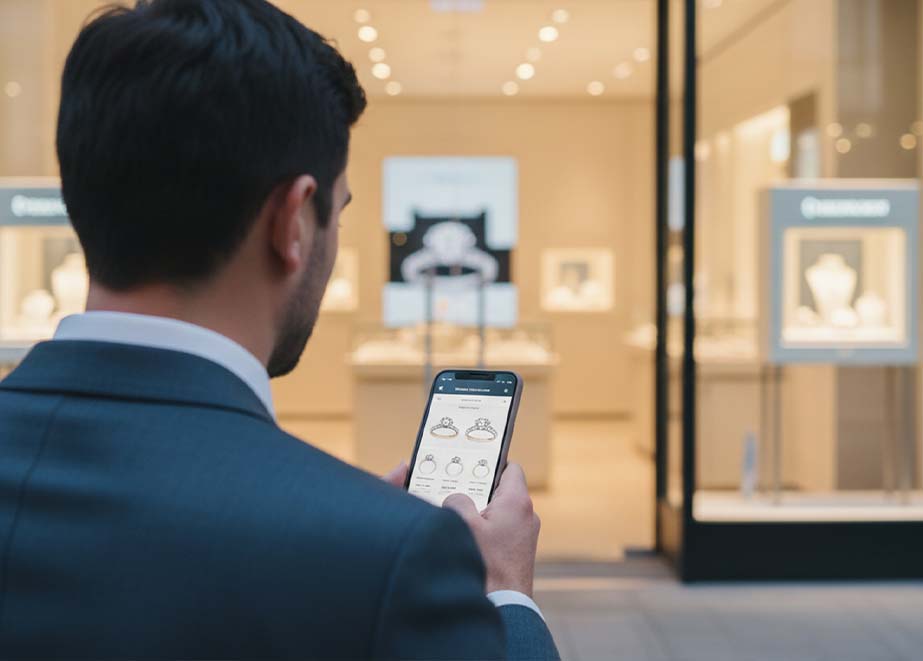 Verlobungsring Experte Sichbarkeit digital hybrid