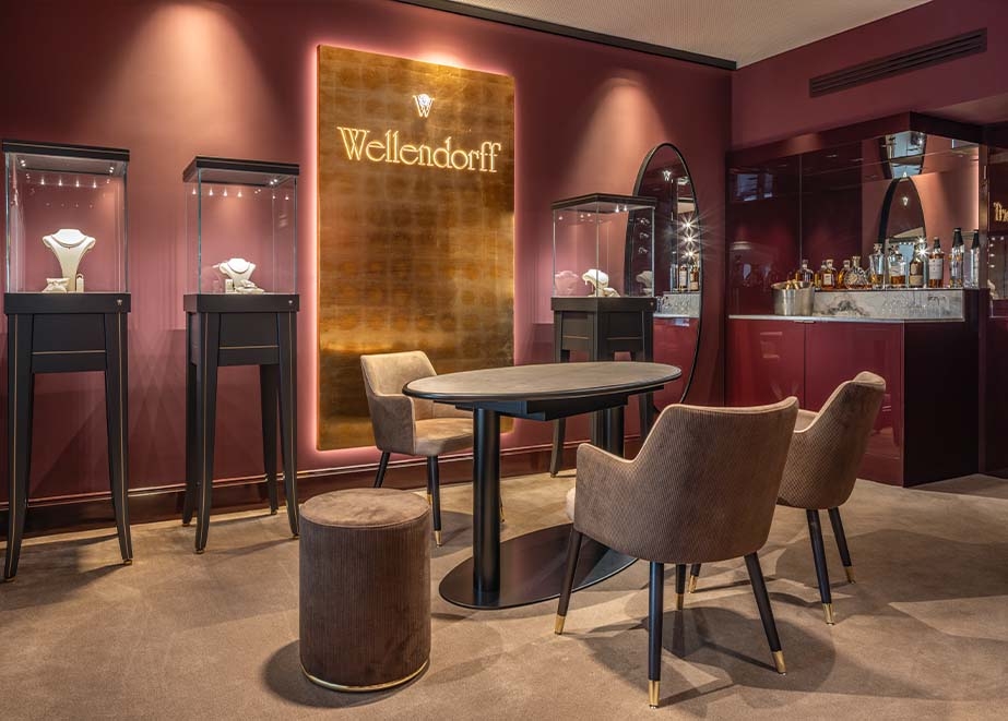 Wempe Wellendorff Lounge neuer Wall Bar