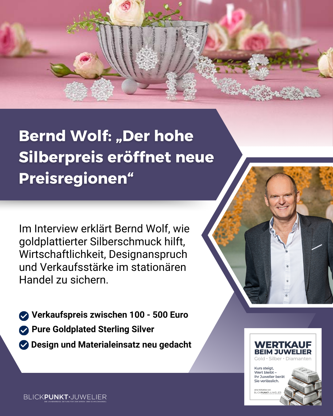Wertkauf Juwelier Silberpreis Silberschmuck Bernd Wolf