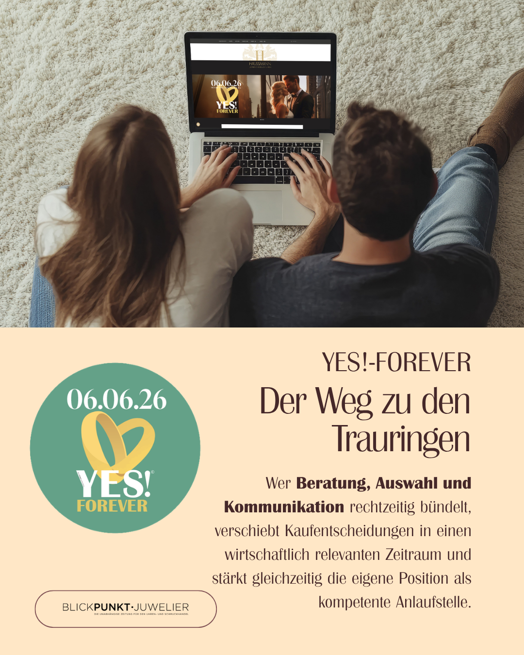 YES FOREVER Der Weg zu den Trauringen