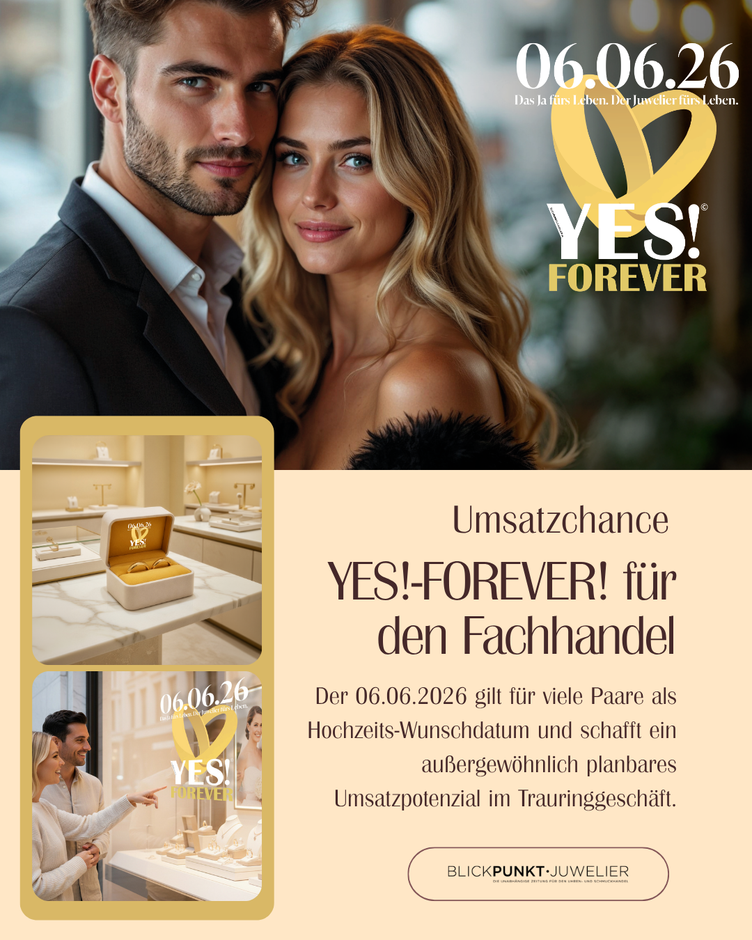 YES FOREVER Trauringe Umstz Chance Juwelier