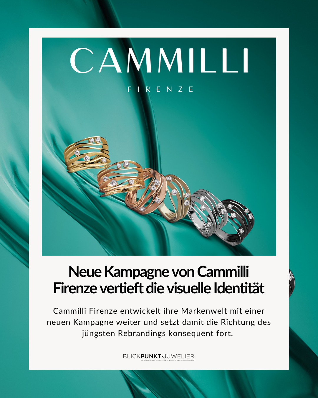 Cammilli Firenze neue Kampagne 2026