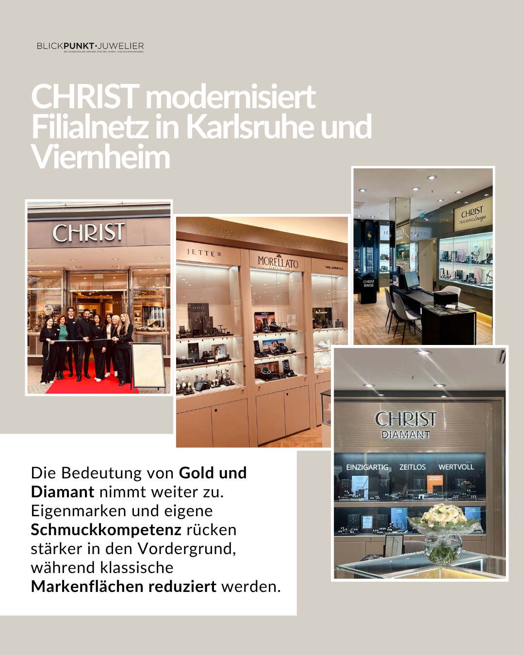 Christ modernisiert Filialnetz in Viernheim und Karlsruhe