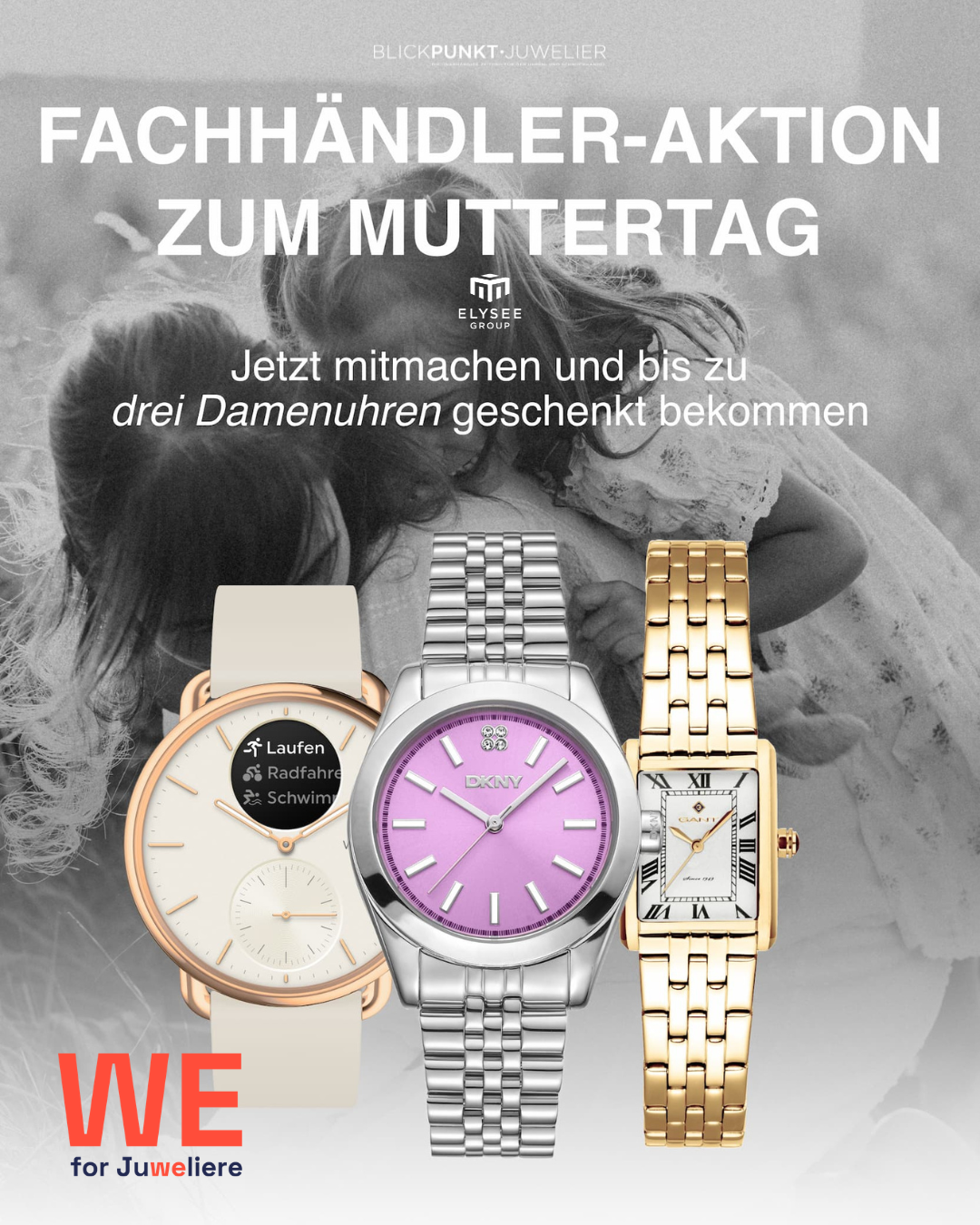 Elysee Group Muttertags Aktion Damenuhren