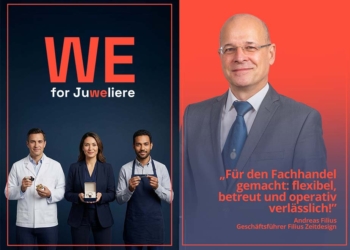 Filius Zeitdesign WE for Juweliere Andreas Filius