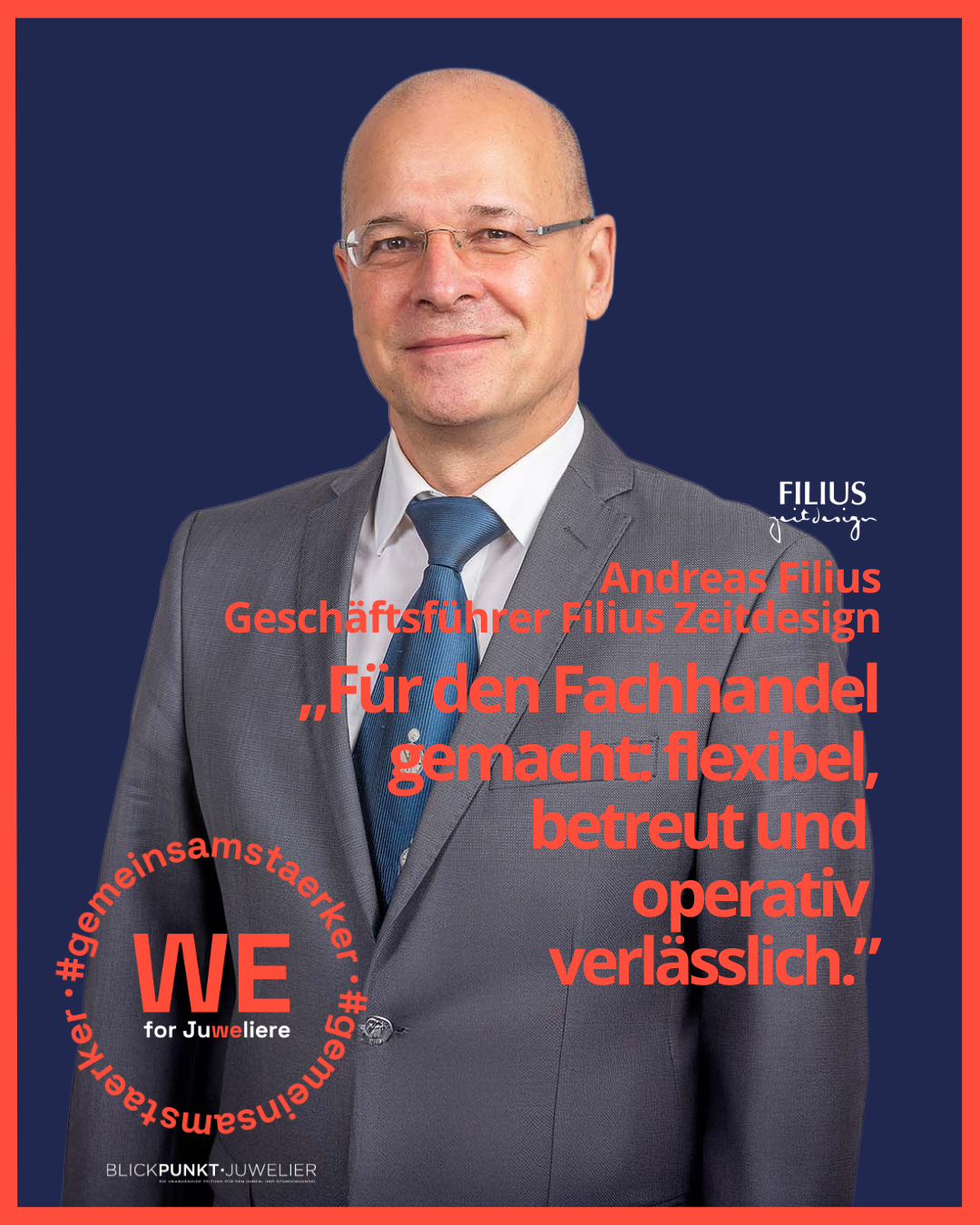 Filius Zeitdesign WE for Juweliere Andreas Filius