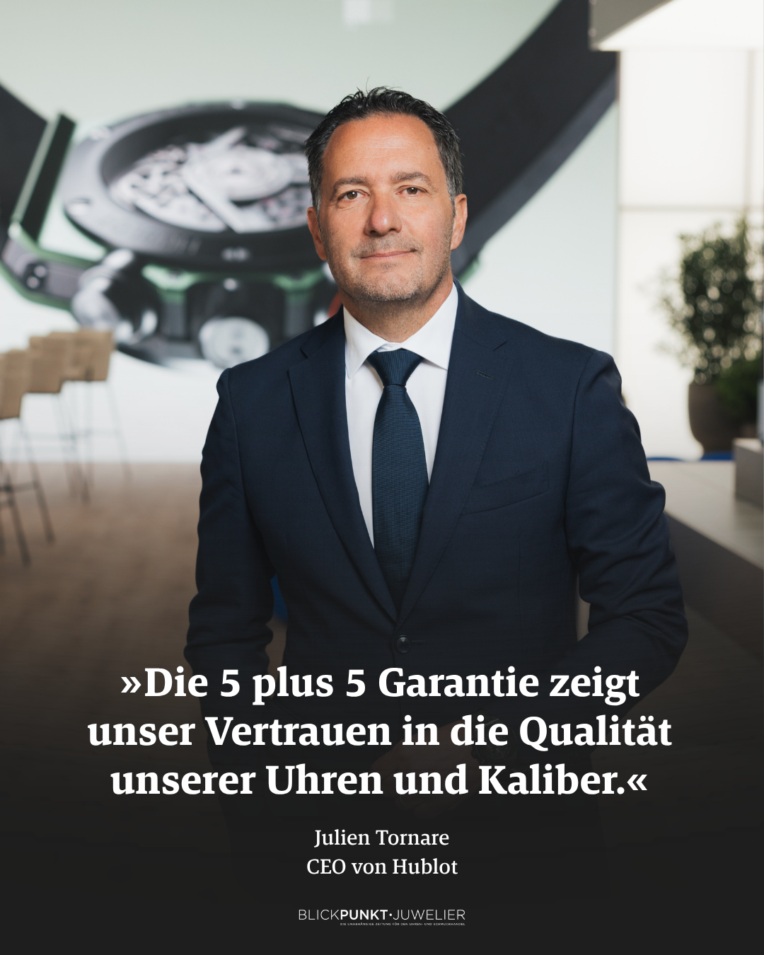 Hublot CEO Julien Tornare Watches and Wonders 2026 Zitat