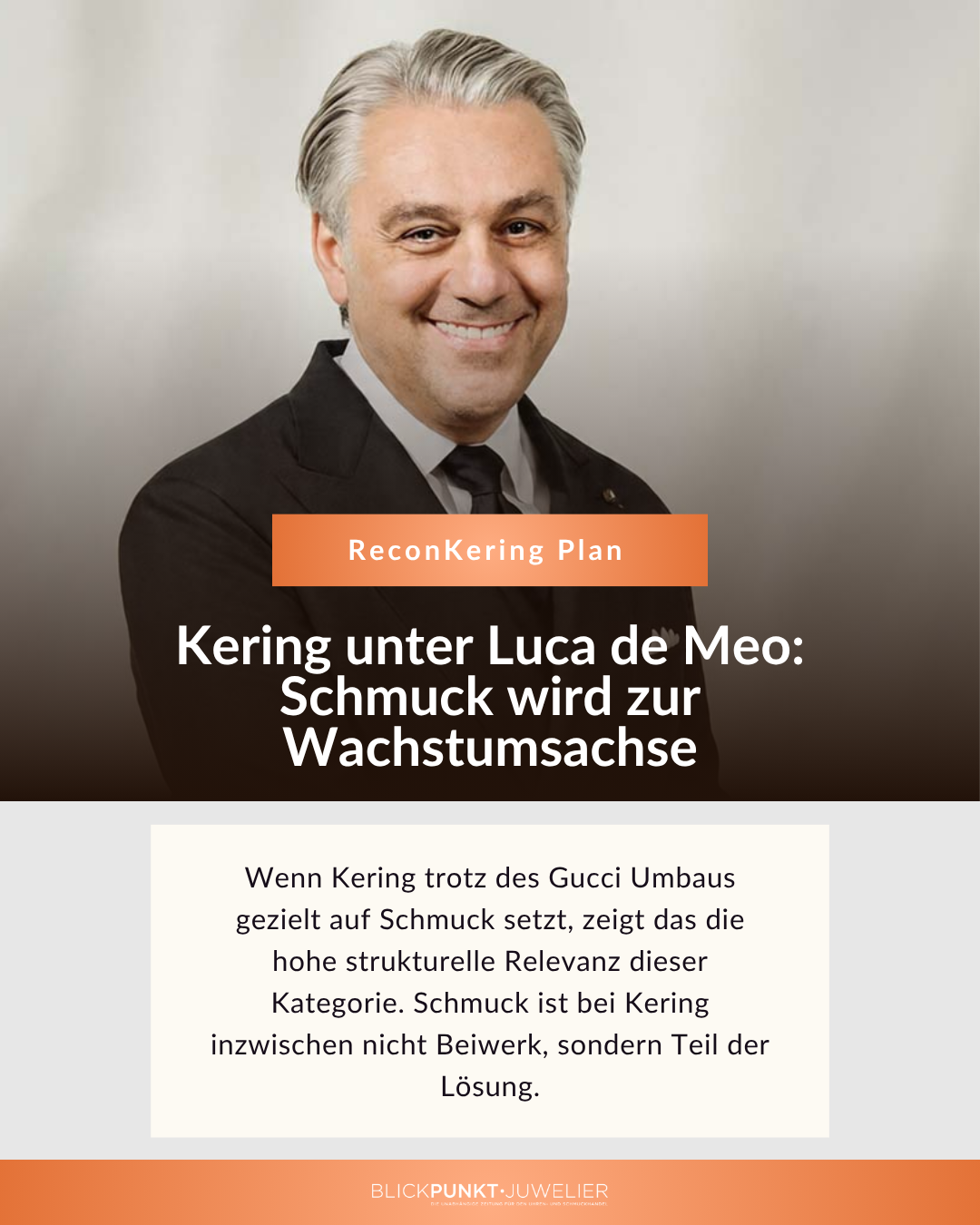 Kering Luca de Meo Schmuck Luxus 2026 BPJ