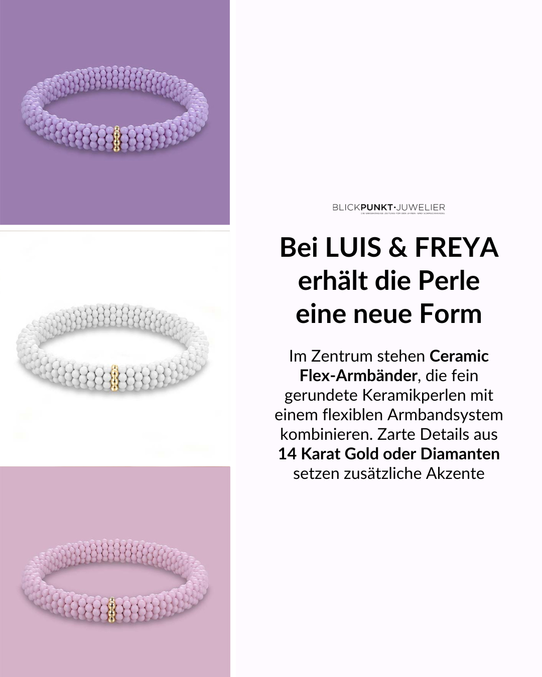 Luis & Freya Ceramic Pearls Collection