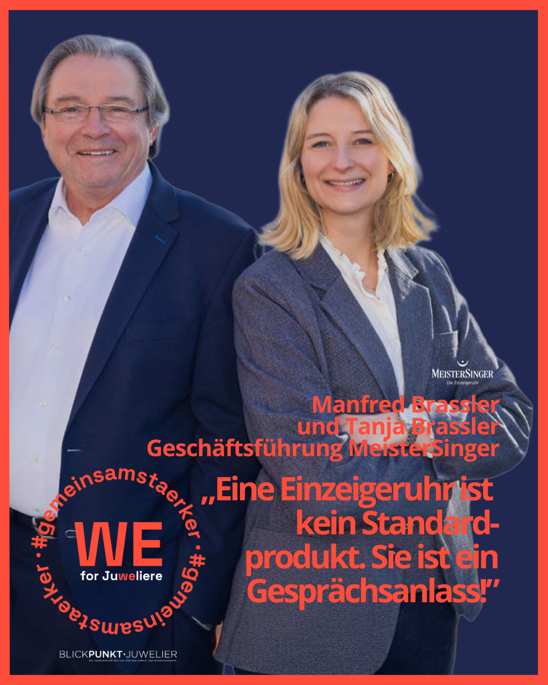 MeisterSinger Manfred Tanja Brassler WE for Juweliere