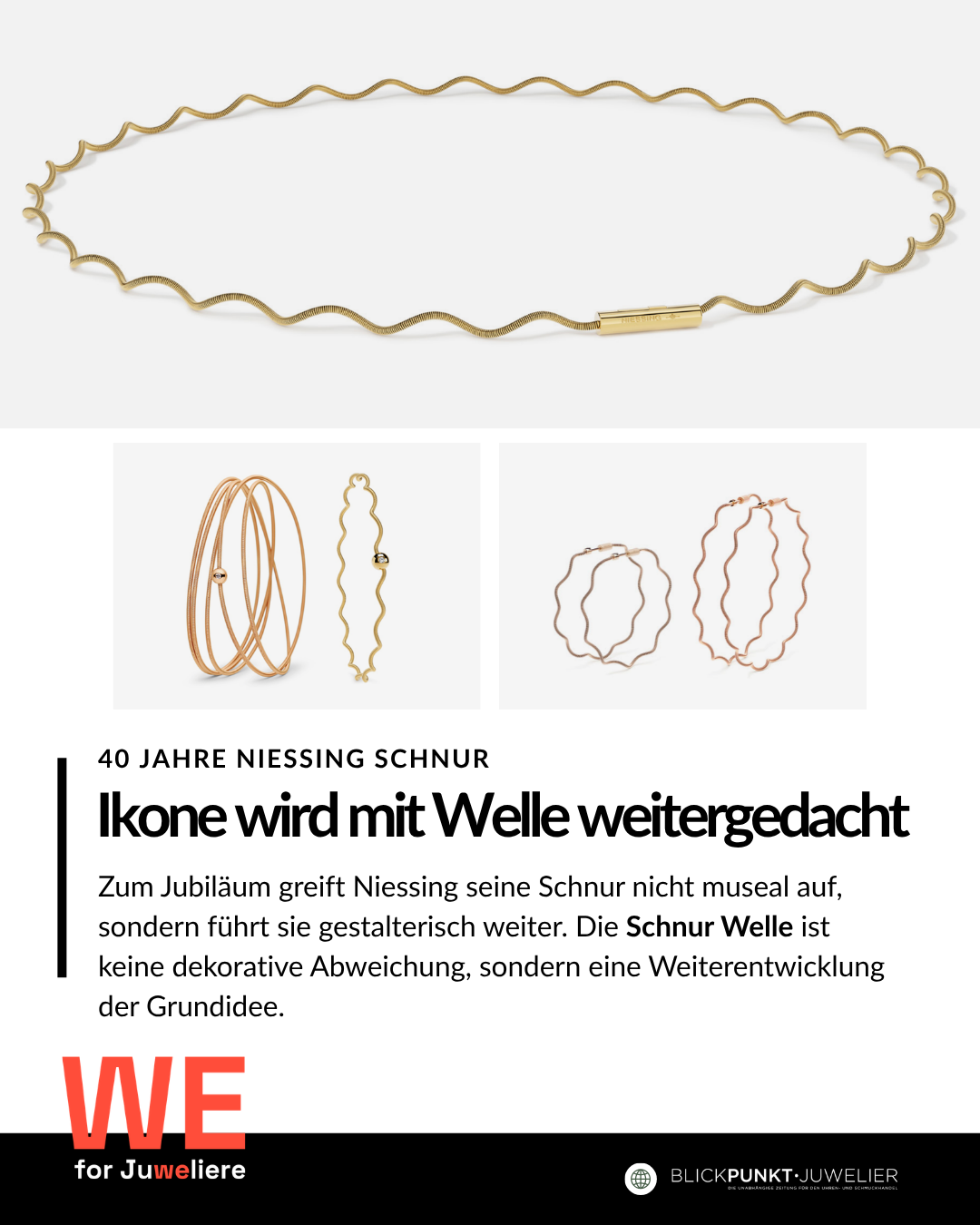 Niessing Schnur Welle Jubiläum