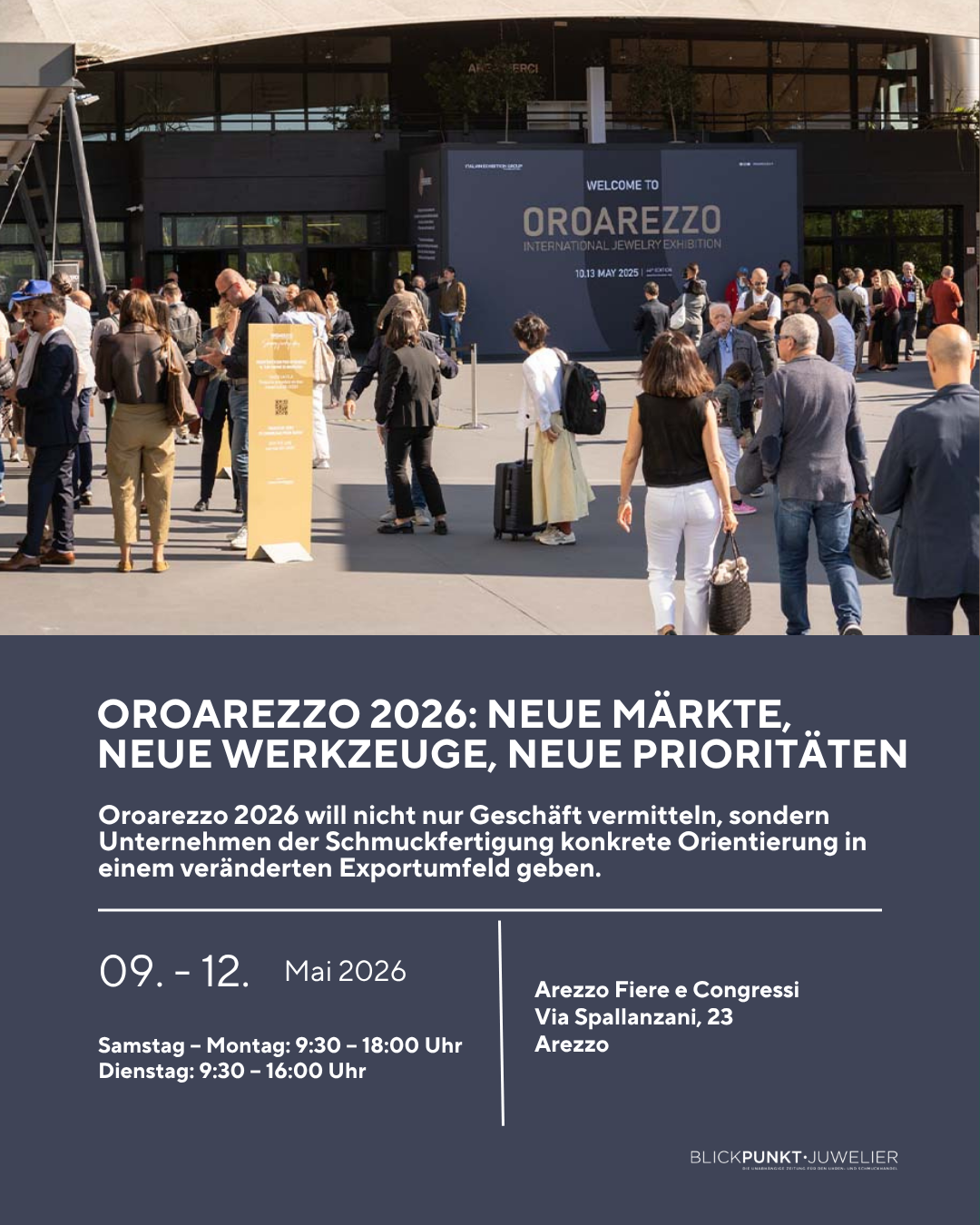 Oroarezzo 2026 Messe Italien Schmuck