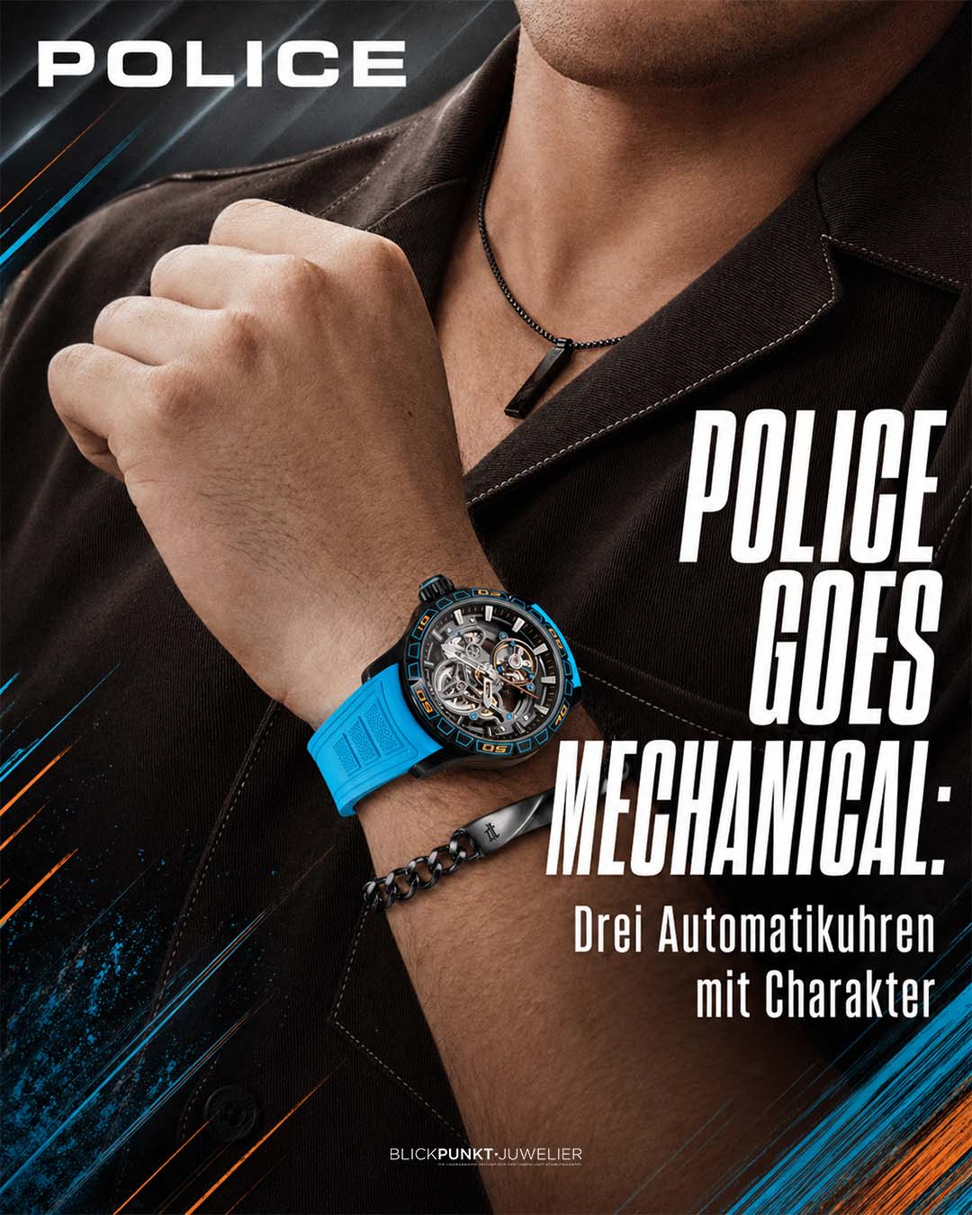 Police Automatik Uhren Elysee Group