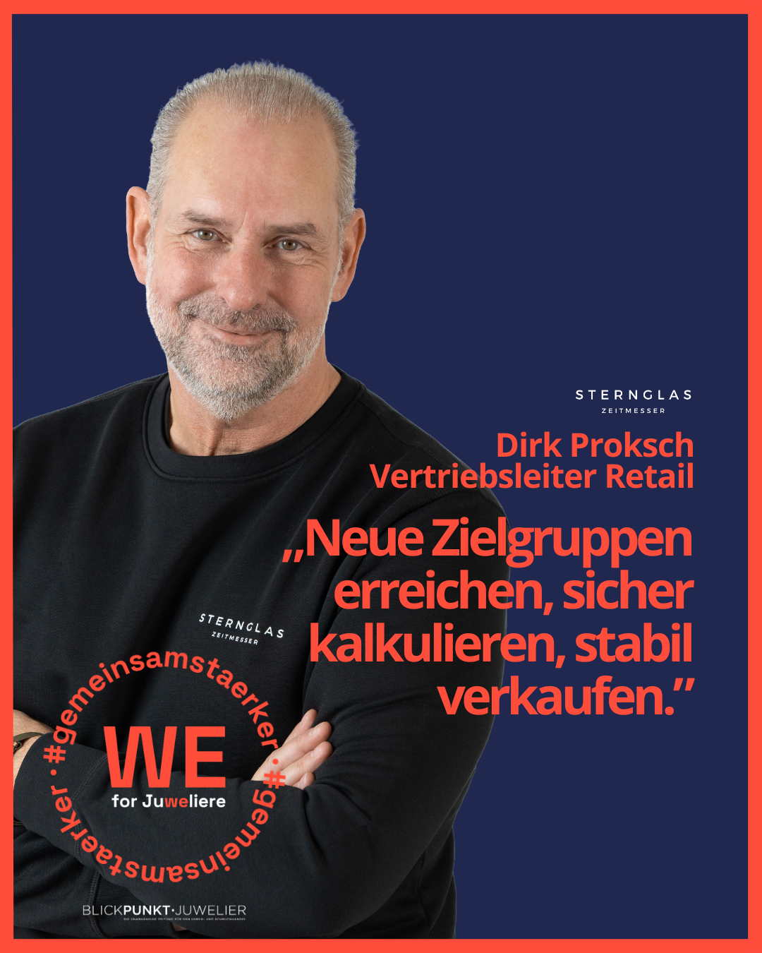 Sternglas WE for Juweliere Dirk Proksch