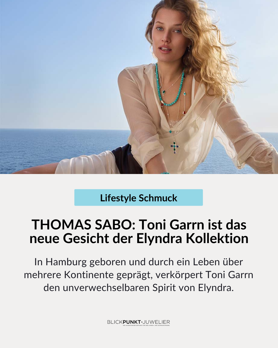 Toni Garrn Elyndra Thomas Sabo Toni Garrn Elyndra Thomas Sabo