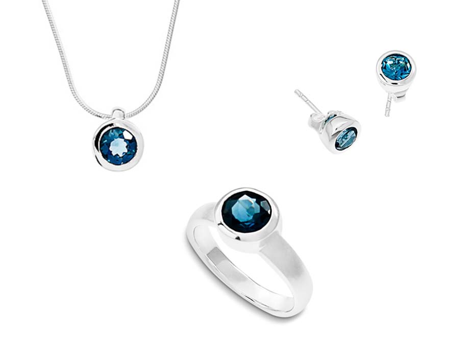 Triangel Schmuck WE for Juweliere London Blue Topas