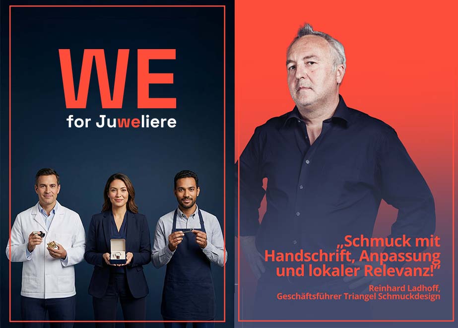 Triangel Schmuckdesign WE for Juweliere Reinhard Ladhoff