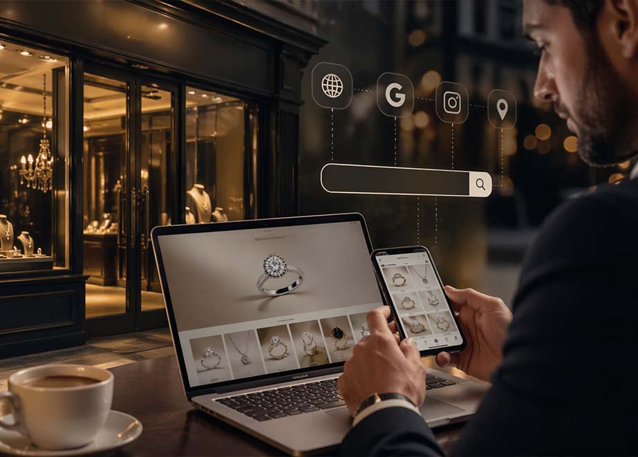 Verlobungsring Experte Juwelier Sichtbarkeit digital stationär