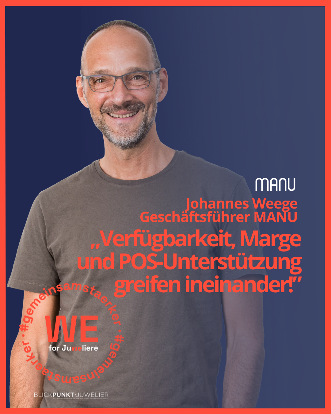 WE for Juweliere Johannes Weege Manu Schmuck WE for Juweliere Johannes Weege Manu Schmuck