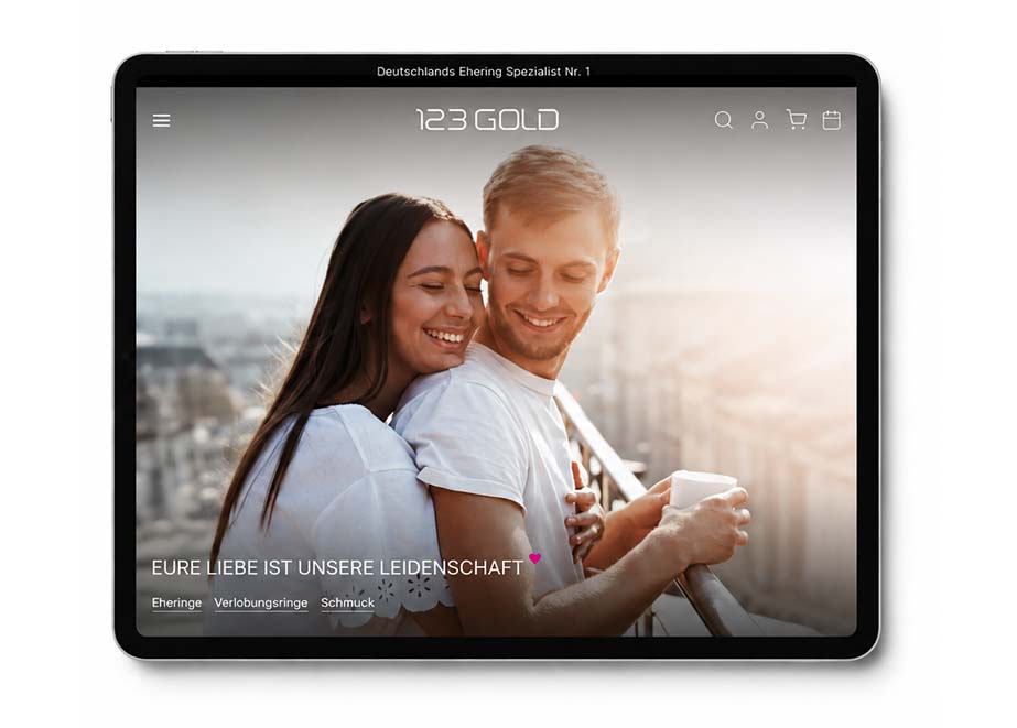 123GOLD neue Website Launch