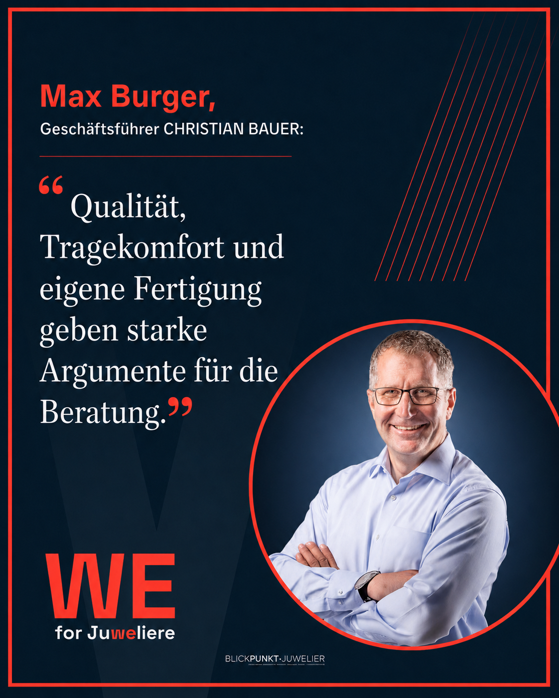 Christian Bauer Max Burger WE for Juweliere